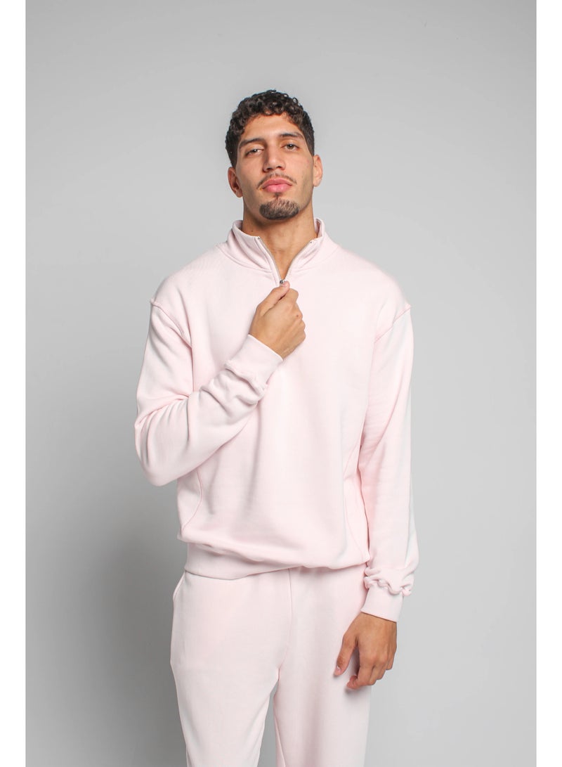 Basic Look Quarter zip Milton Sweatshirt - Image 1